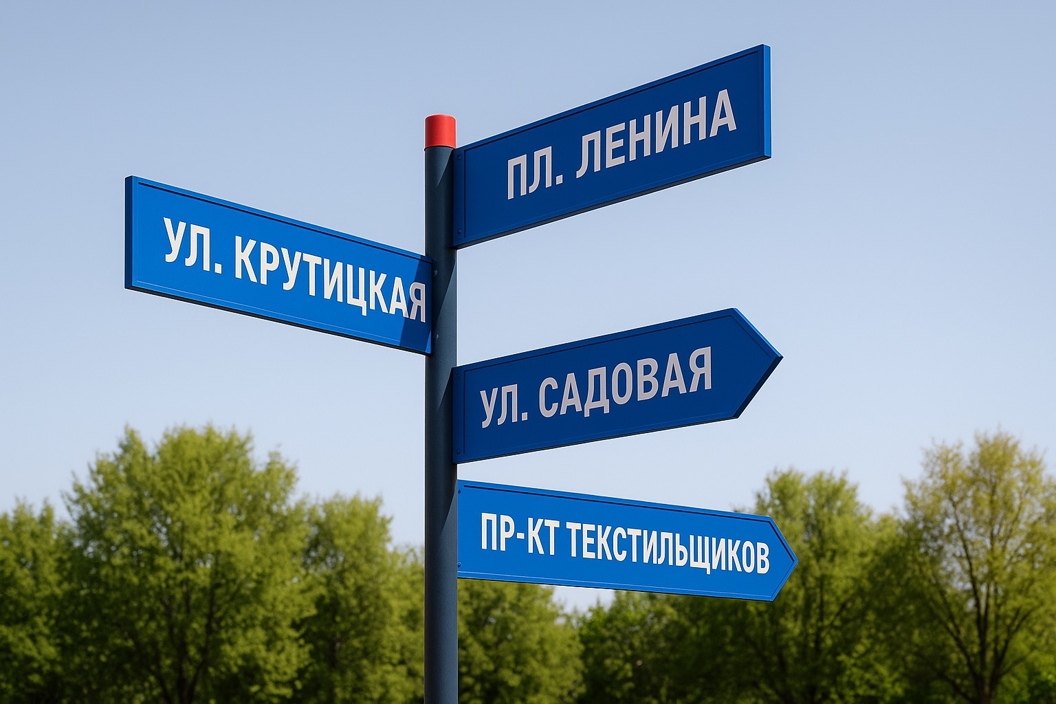 Изготовление навигации
