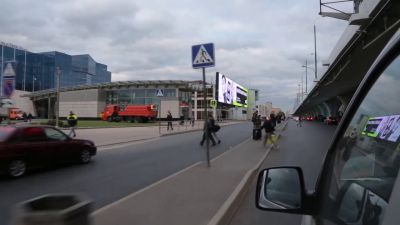 Медиафасад «Москва, Аэропорт Внуково»