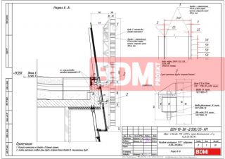 Фасадная конструкция "ICITY" габаритами 25,004х(h)5,880м.