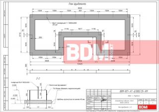 Остановочный павильон (ВхH) 10600х3160мм