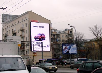 Медиафасад «Шоссе Энтузиастов, д. 10»