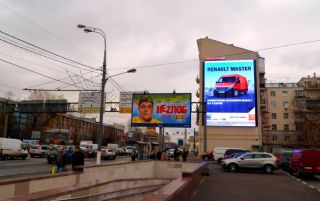 Медиафасад «Шоссе Энтузиастов, д. 10»
