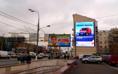 Медиафасад «Шоссе Энтузиастов, д. 10»