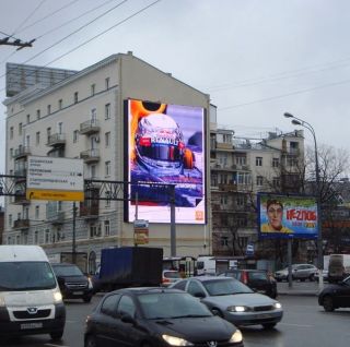 Медиафасад «Шоссе Энтузиастов, д. 10»