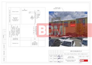 Световой короб габаритами 4х2м
