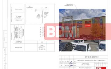 Световой короб габаритами 4х2м