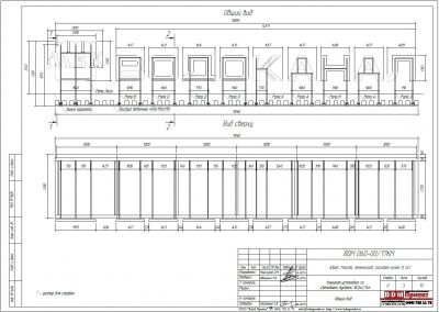Крышная установка со световыми буквами 18000х2740мм
