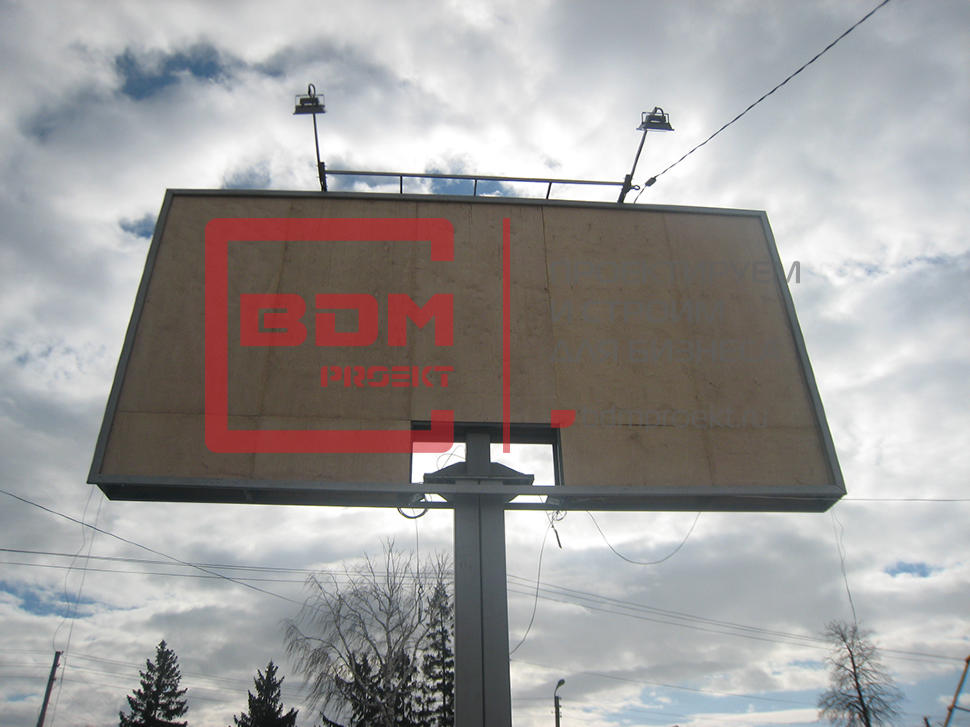 Строительный проект «Рекламный щит 3х6м, высотой до 7м (симметр.)»