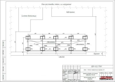 Крышная установка 3950х1800мм