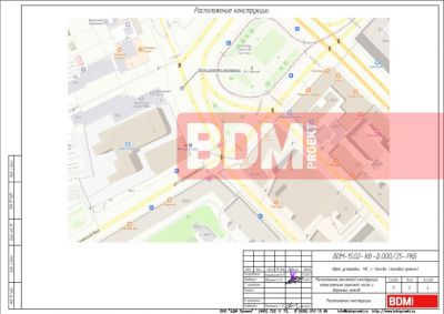 Двусторонняя стела габаритами 10х2,5 м