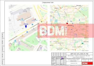 Двусторонняя стела габаритами 10х2,5 м
