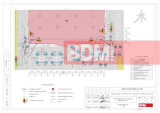 Крышная конструкция "Гипер лента" 13,206х(h)4,8м